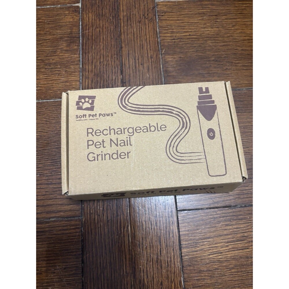 Soft Pet Paws Rechargeable Pet Nail Grinder New In Box!